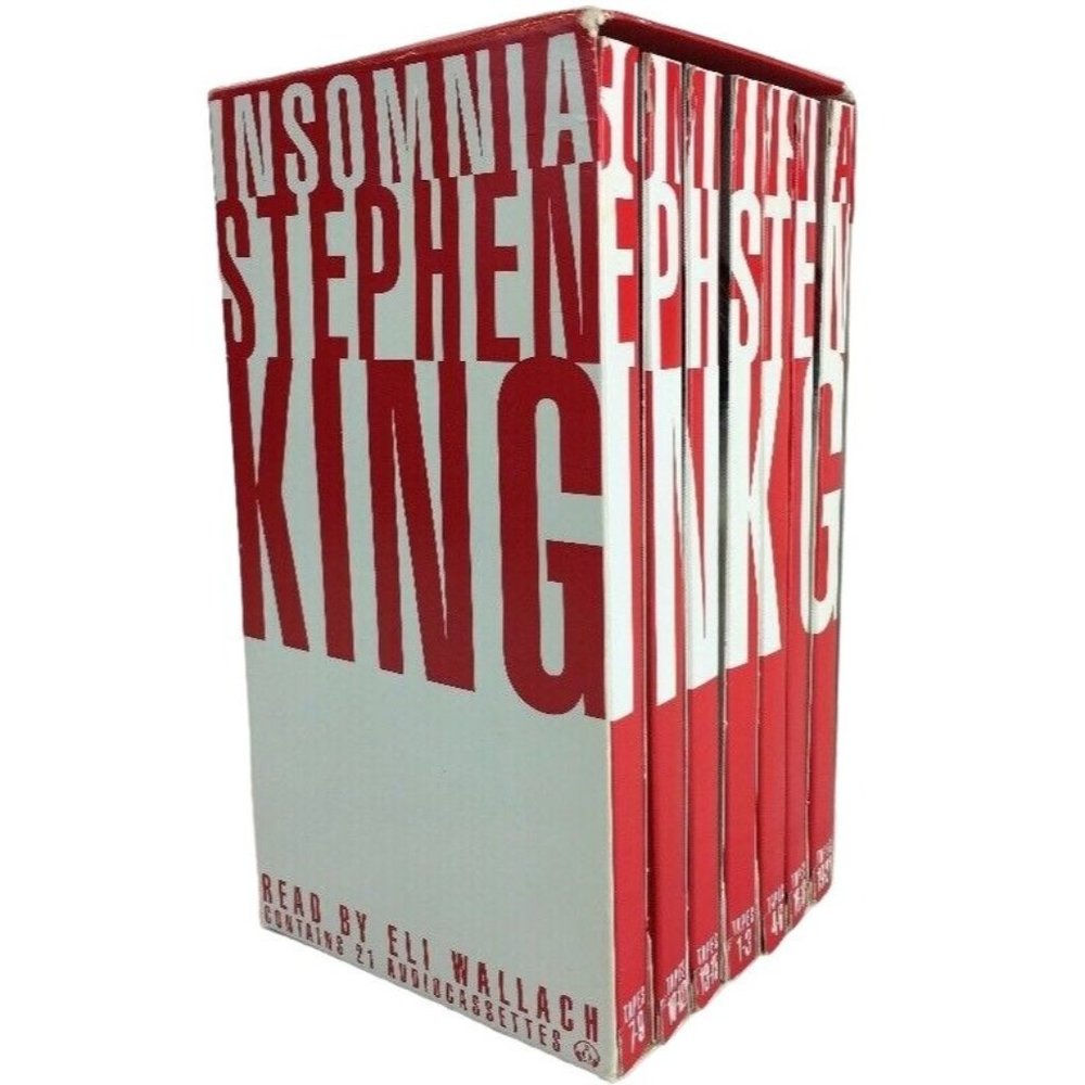 Insomnia Horror Audiobook Novel  Unabridged Cassettes Stephen King 1994 u